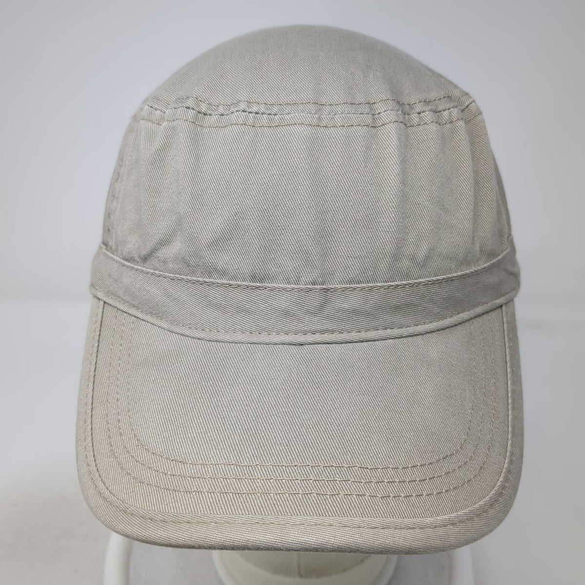 Alternative Army Cap Beige One Size Strapback Cotton Solid Plain Blank Hat