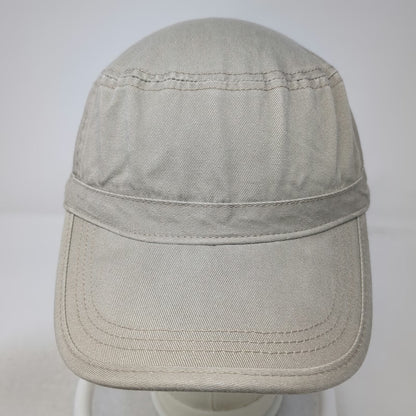 Alternative Army Cap Beige One Size Strapback Cotton Solid Plain Blank Hat