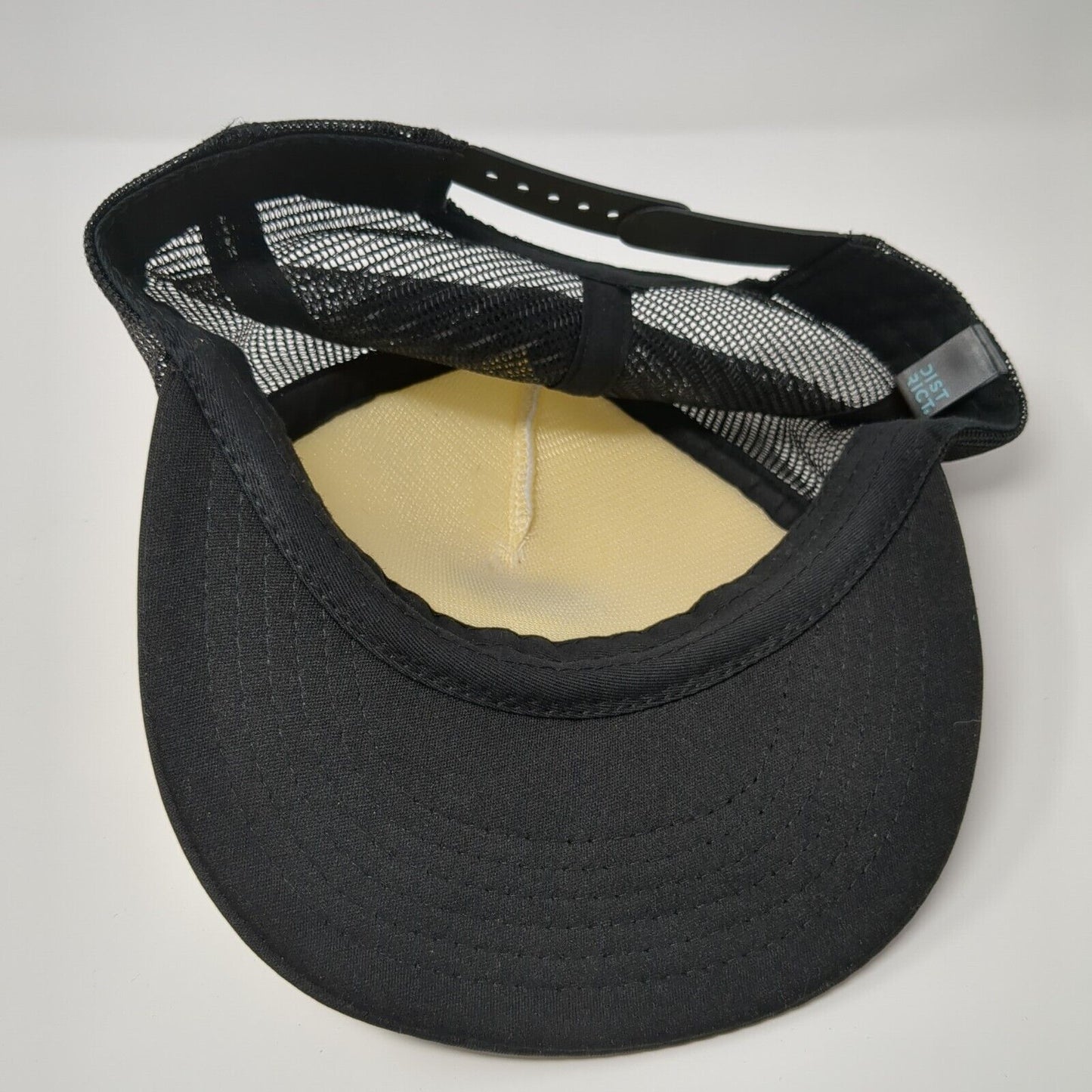 Idaho Freeride Snapback Trucker Hat Black One Size Mesh Back District