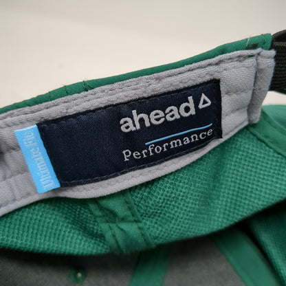 Ahead Baseball Cap Green One Size Slideback Performance Caddie RH Shield Hat