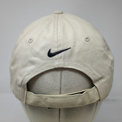 Nike Golf Baseball Cap Beige One Size Strapback Sun Valley Embroidered Logo Hat