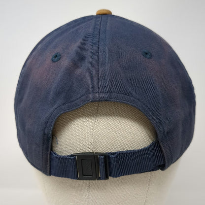 Columbia Baseball Cap Blue One Size Mountain Patch Adjustable Two Tone Hat