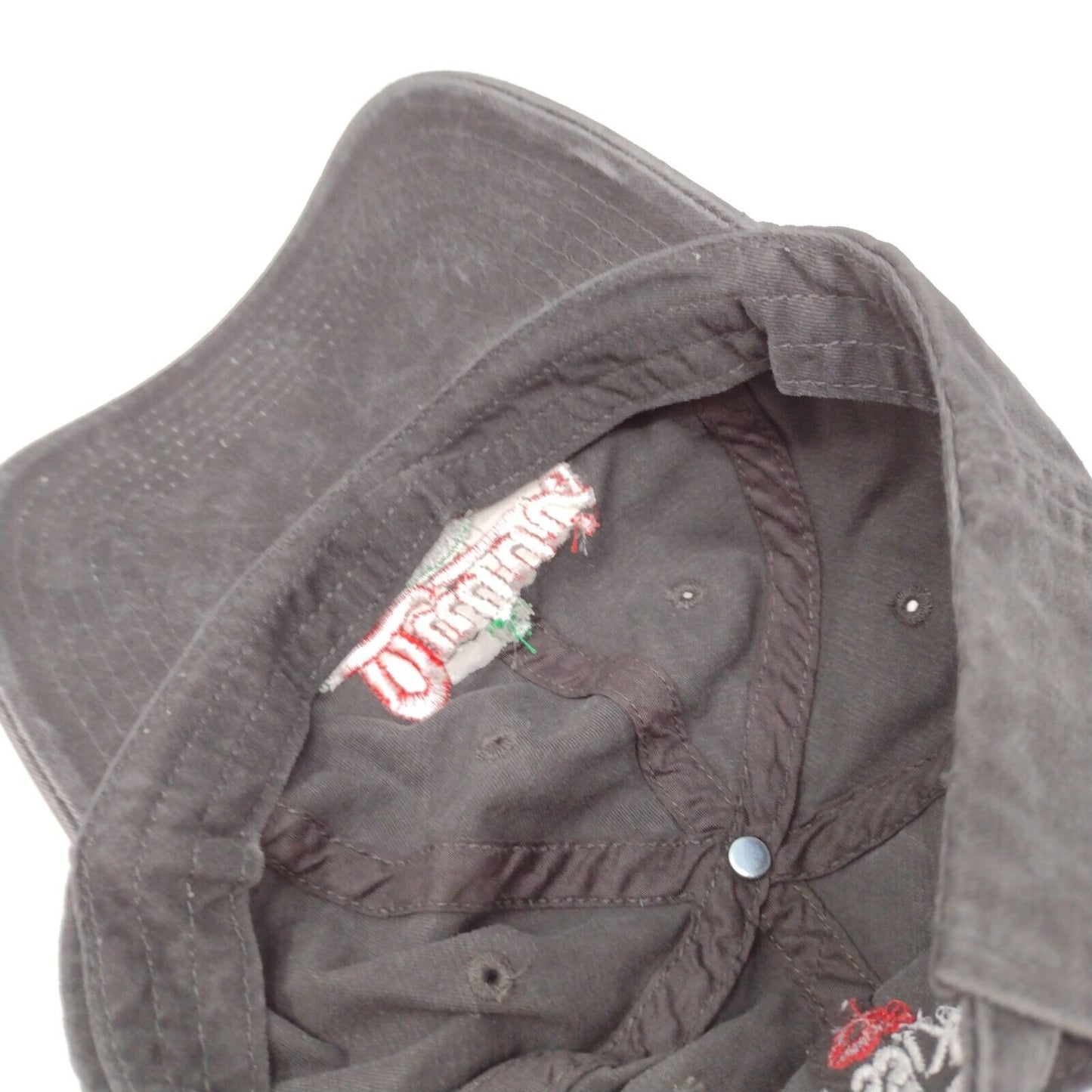 Quinn's Restaurant & Lounge Slideback Hat Gray OSFA Kiss Me I'm Irish