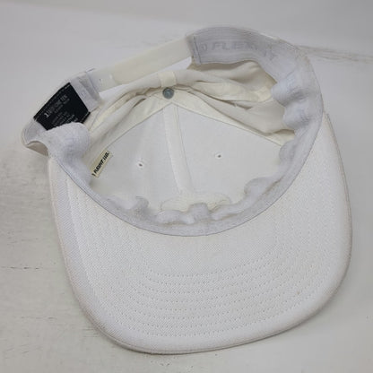 TravisMathew Snapback White One Size 110 Flexfit Patch Golf Hat Structured 2007