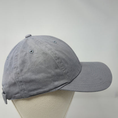 Adidas Aeroready Slideback Hat Gray One Size Adjustable Embroidered 6 Panel