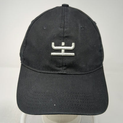 Helium Network Baseball Cap Black One Size Adjustable Embroidered Cotton Hat