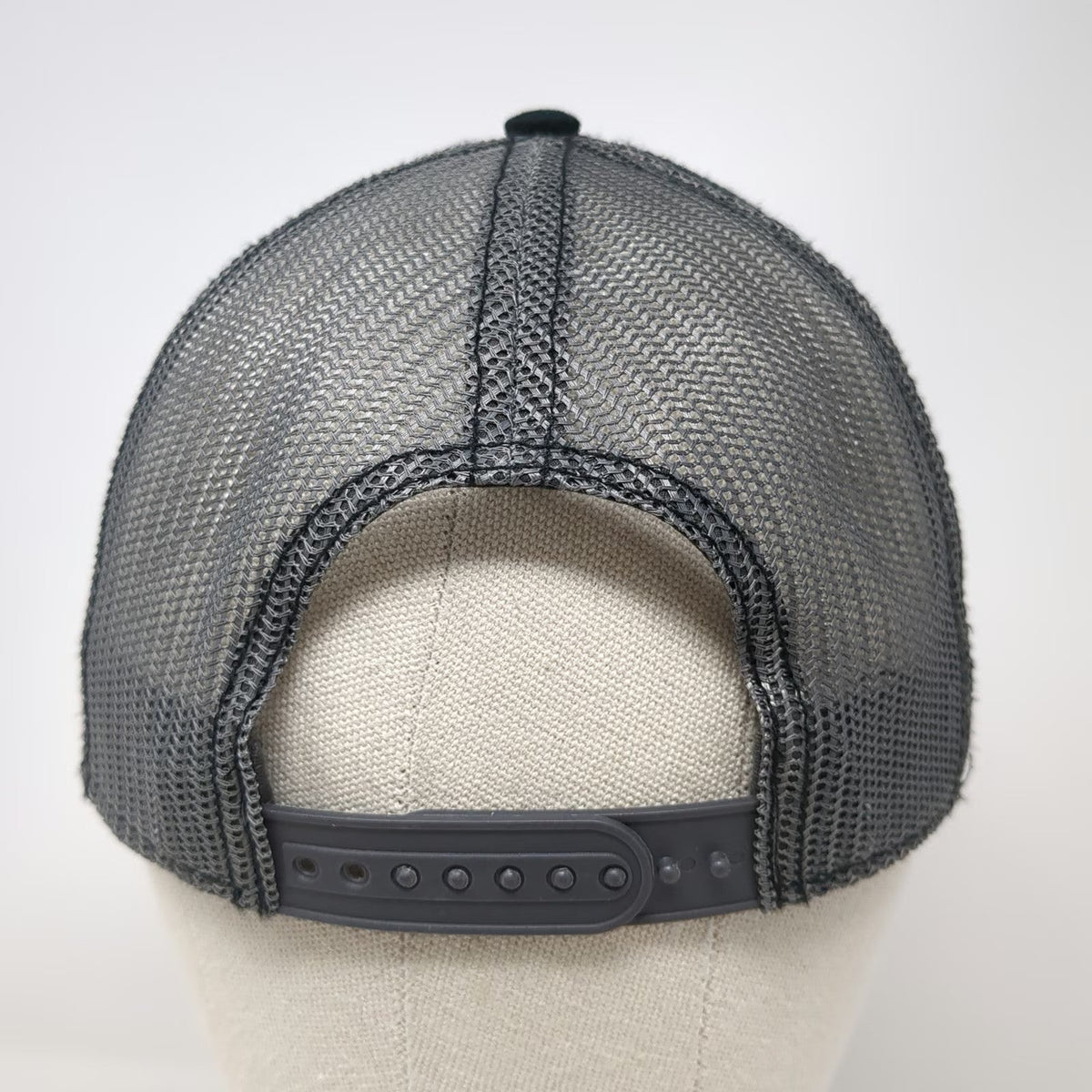 Trucker Hat Black One Size Yellowstone National Park Mesh Snapback Pine Trees