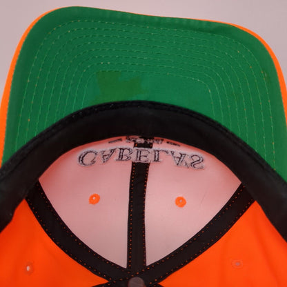 Cabela's Est. 1961 Snapback Hat Orange OS Adjustable Embroidered Outdoor Cap