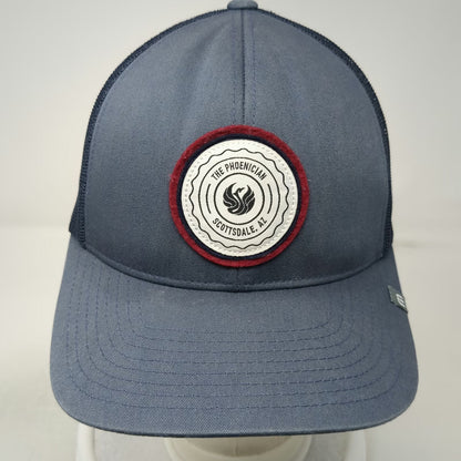 TravisMathew Golf Trucker Hat Blue One Size Scottsdale AZ Phoenician Patch Mesh