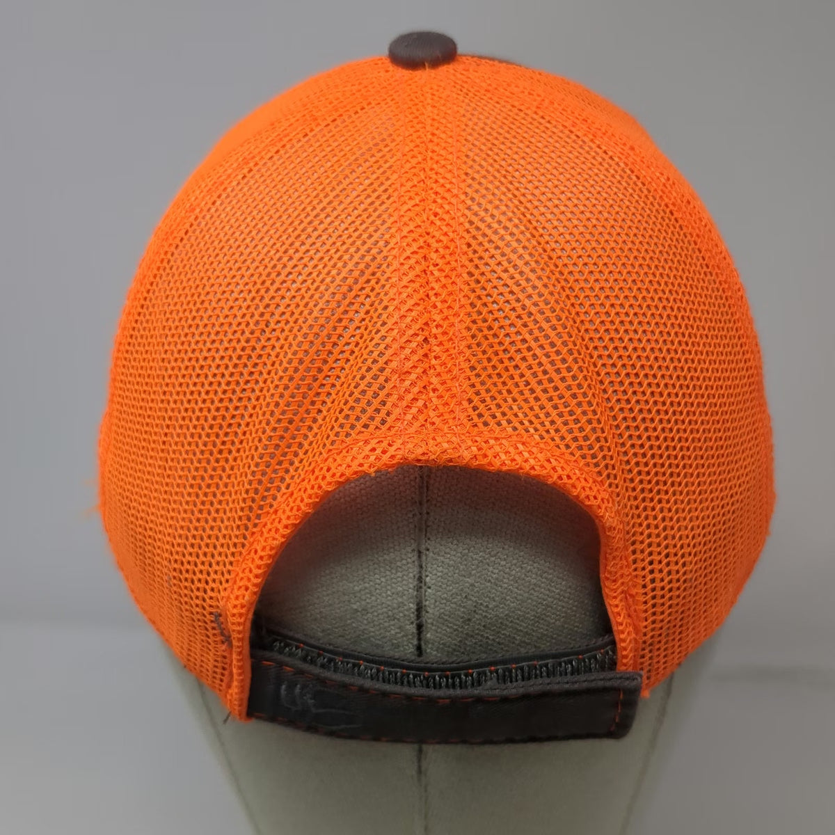 Outdoor Cap Baseball Cap Gray Orange One Size Redfish Lake Lodge Idaho Mesh Hat