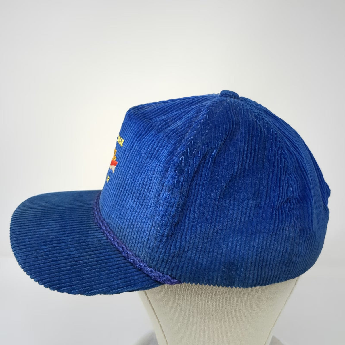 Imperial 5 Panel Blue One Size Corduroy St George Golf Club Rope Strapback Hat