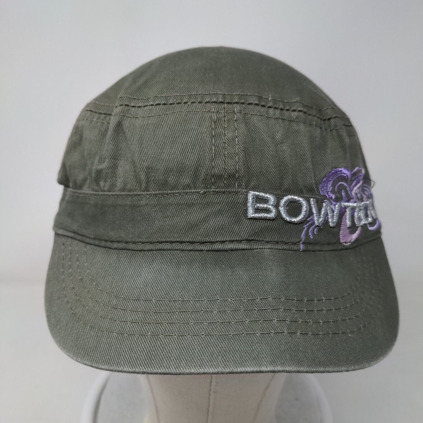 Bowtech Women's Strapback Cadet Army Cap Hat Green One Size Ladies Fit