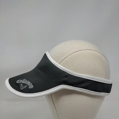 Callaway Strapback Golf Sun Visor Black One Size Adjustable Embroidered