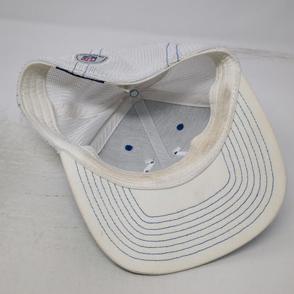 Reebok NFL Indianapolis Colts Cap Hat Blue White Gray One Size Mesh Sideline