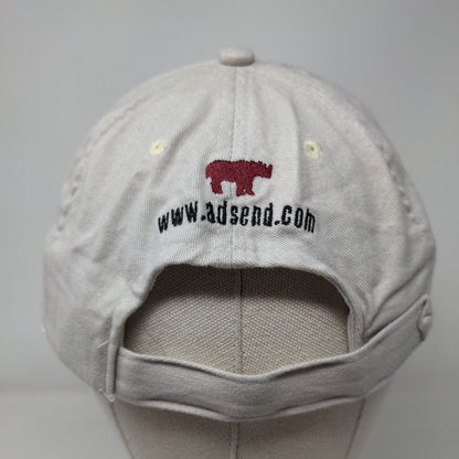 AP Adsend Strapback Hat Tan One Size Adjustable Embroidered 6 Panel Ouray