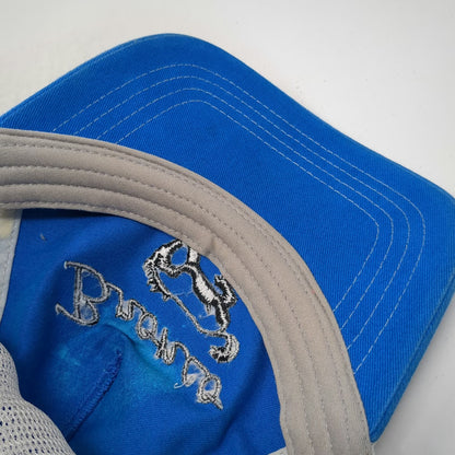Ford Bronco Trucker Hat Blue One Size Mesh Snapback Bucking Horse Stripes