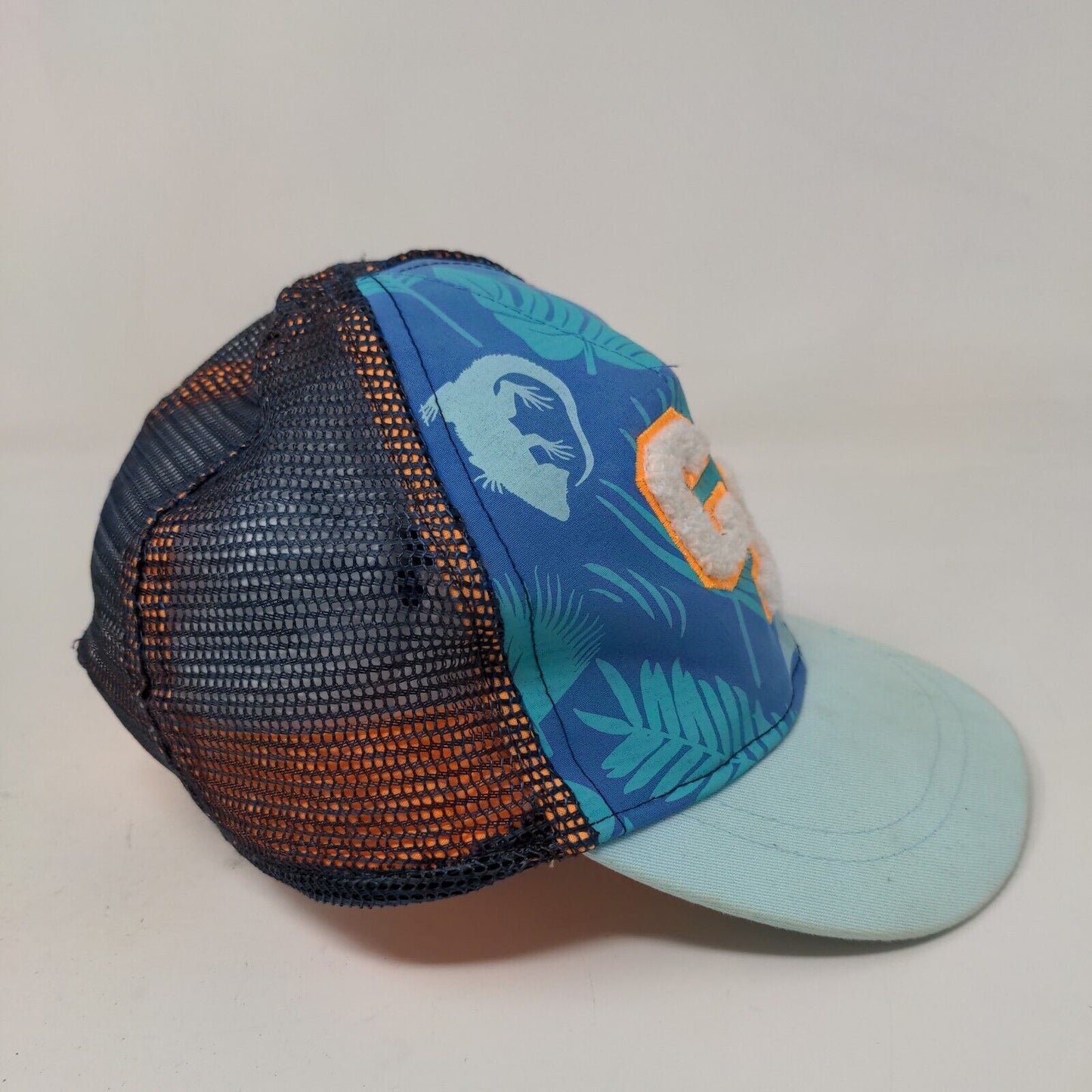 Unbranded Boy's Toddler Stretchy Mesh Back Hat Blue Size 2T-5T Embroidered Logo