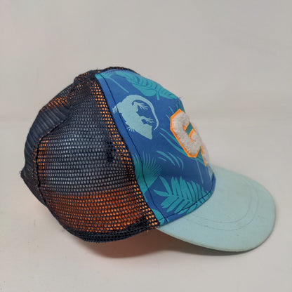Unbranded Boy's Toddler Stretchy Mesh Back Hat Blue Size 2T-5T Embroidered Logo