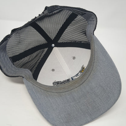Silver Creek Snapback Trucker Hat Gray One Size Adjustable Mesh Back Richardson