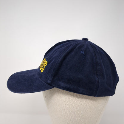 Pilatus Strapback Hat Blue One Size Adjustable Embroidered Vented Holes 6 Panel