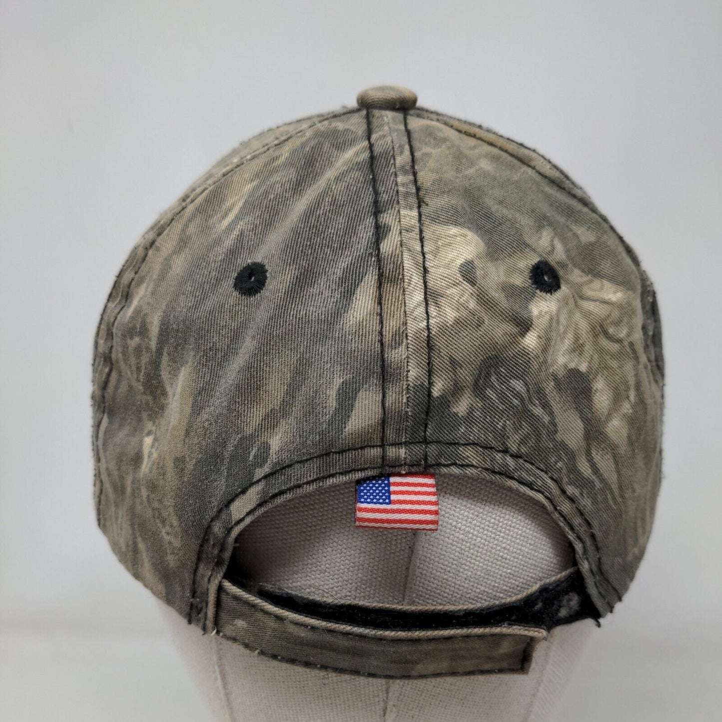 Stingray Chevrolet Bartow Strapback Hat Camo One Size Embroidered 6 Panel
