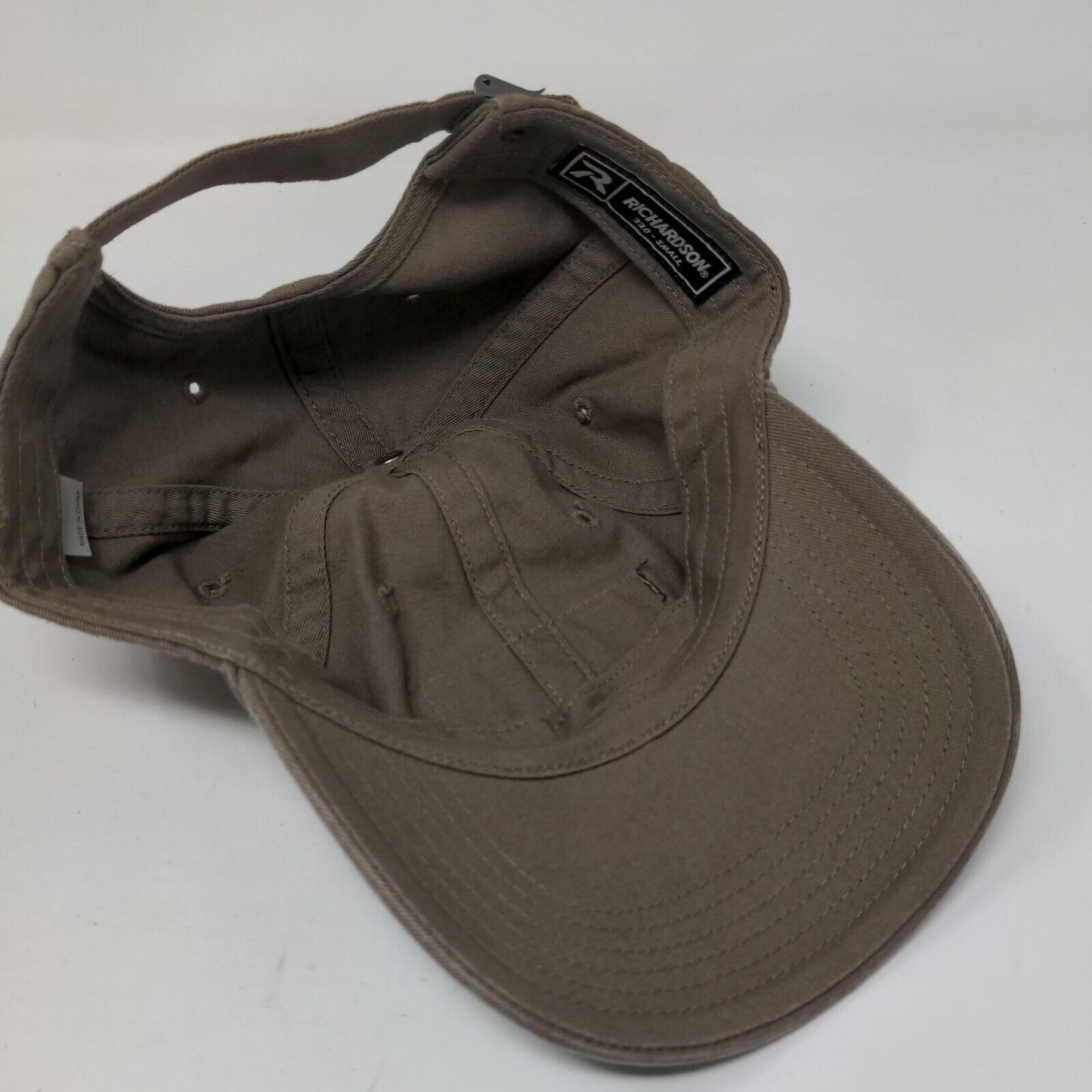 Sunriver Brewing Slideback Hat Brown Small Vented Holes 6 Panel Richardson