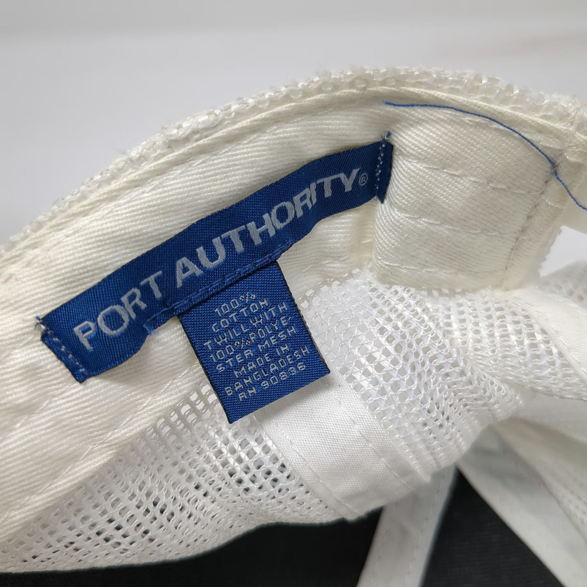Port Authority Trucker Hat Black One Size Mesh Snapback Sharp Delicatessen