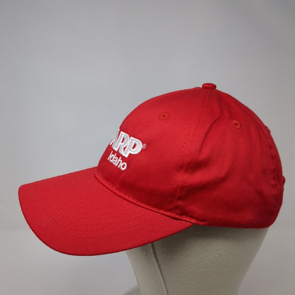 AARP Idaho Strapback Hat Red One Size Adjustable Embroidered Port & Company