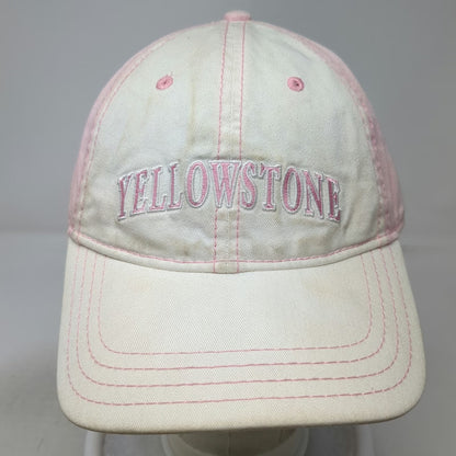 Triangle Sport Headwear Baseball Cap White OSFM Pink Yellowstone Contrast Hat