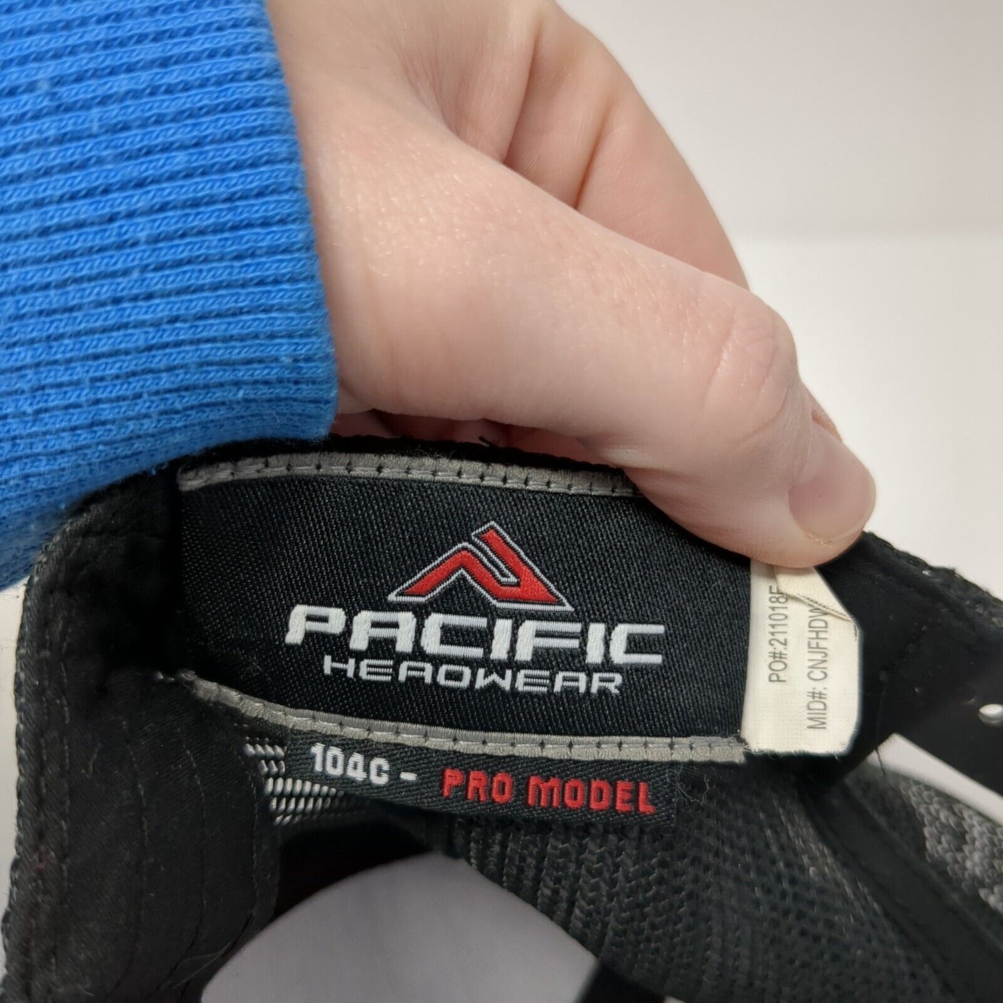 CSC Snapback Mesh Back Trucker Hat Black One Size Pacific Headwear