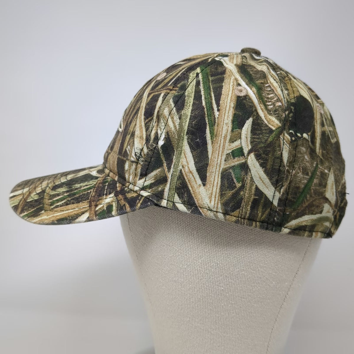 Ducks Unlimited Green Baseball Cap One Size Camo Duck Logo Slideback Hat