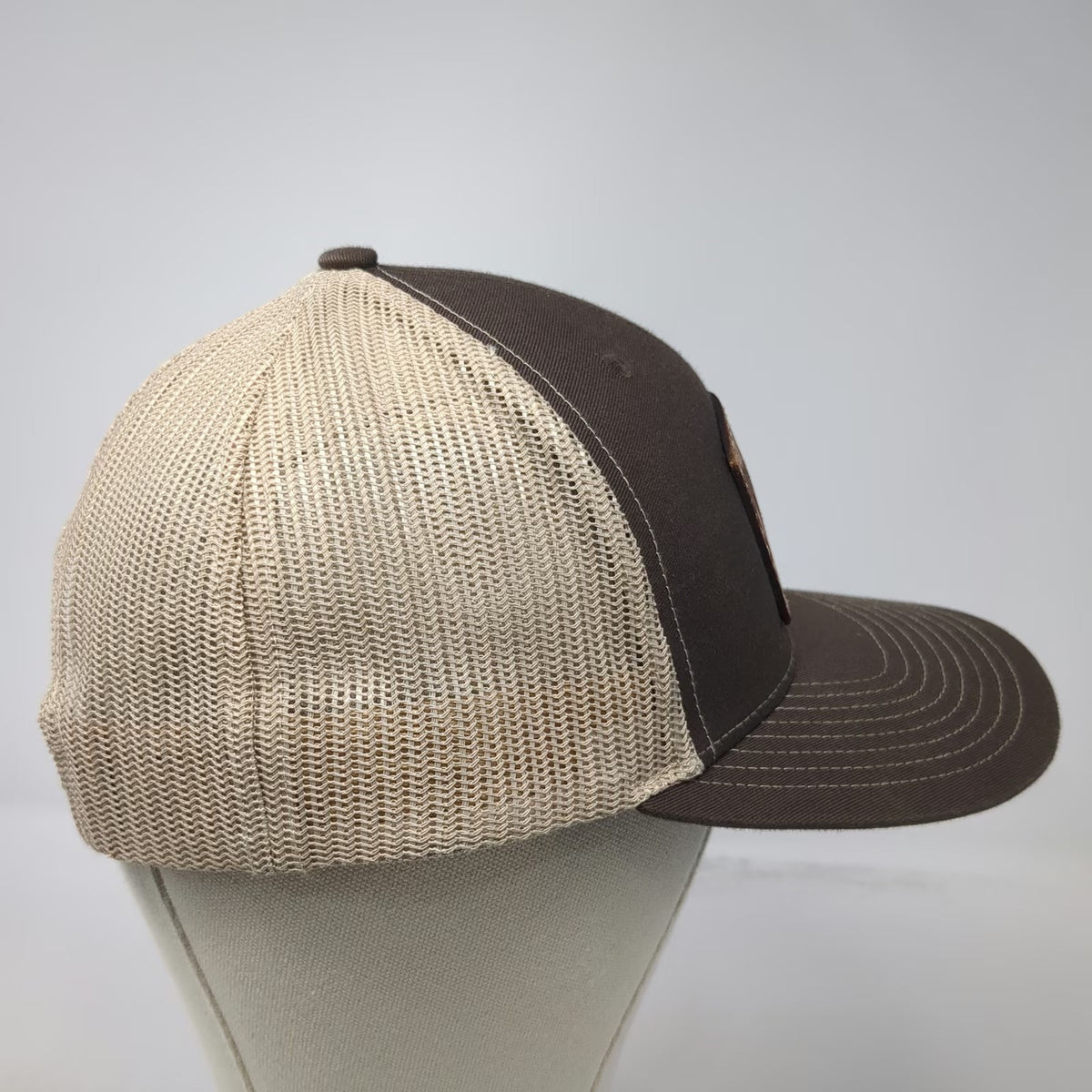 Richardson Trucker Hat Brown One Size Mesh Back Prescott Cattle & Consulting