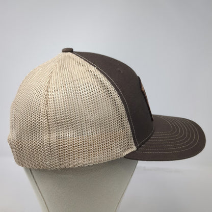 Richardson Trucker Hat Brown One Size Mesh Back Prescott Cattle & Consulting