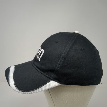 Big Accessories Baseball Cap Black White One Size Ion Television Mesh Trim Hat