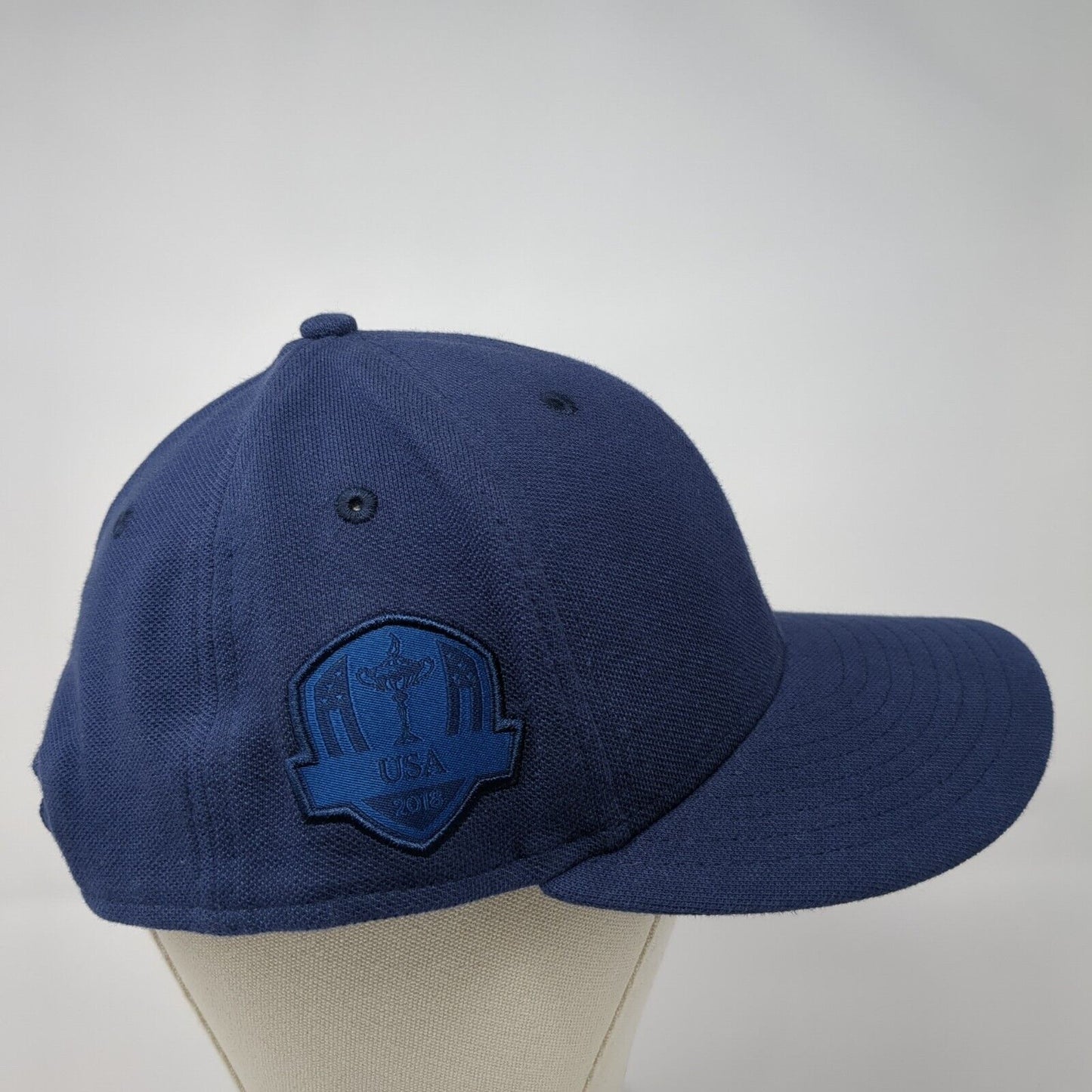 USA 2018 Snapback Golf Hat Blue One Size Adjustable Patriotic Emblem New Era
