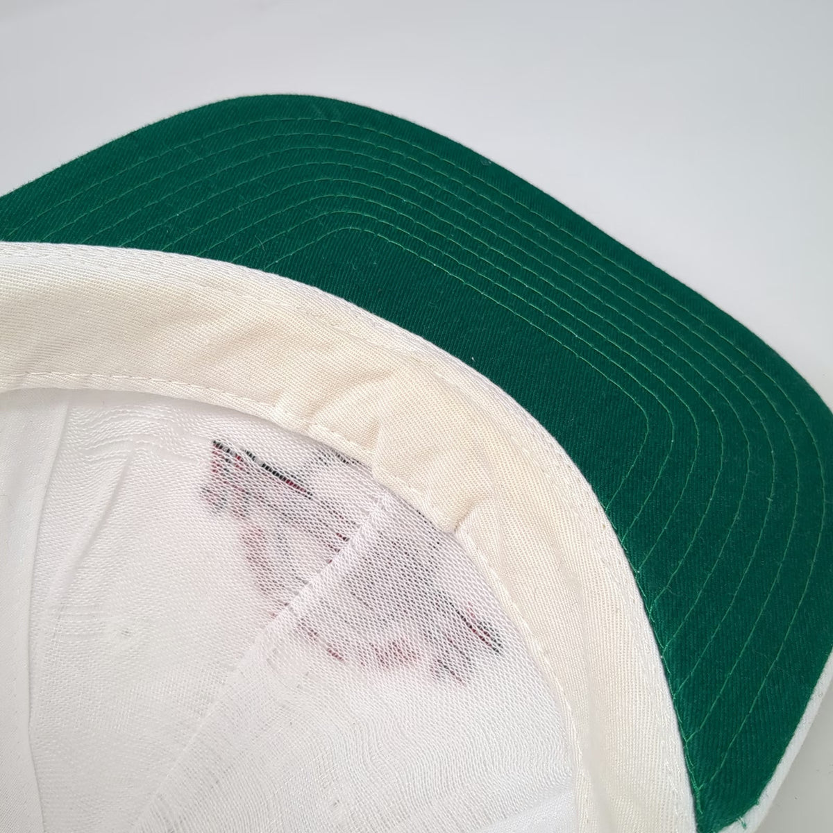 Hard Rock Cafe Berlin Save The Planet Snapback Hat White One Size Cotton Green