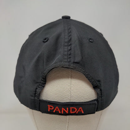 Panda Express Strapback Hat Black One Size Adjustable Embroidered Logo Uniform