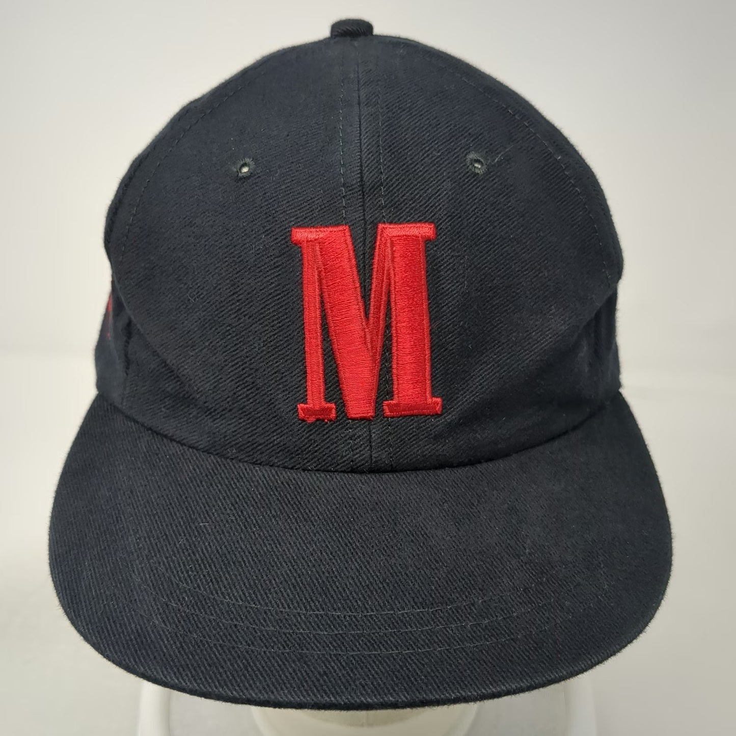 Vanguard Baseball Cap Black One Size Red Marlboro M Cowboy Horse Slideback Hat