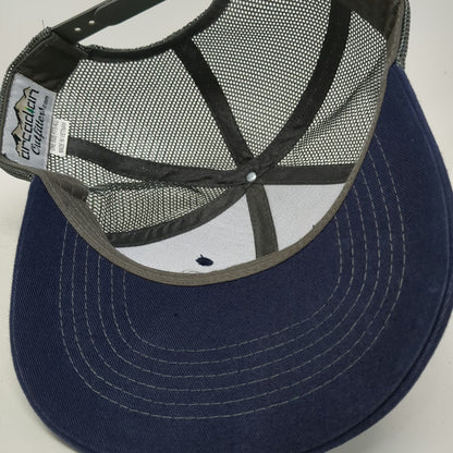 Arcadian Outfitters Trucker Hat Blue One Size Utah Fish Patch Snapback Mesh Cap