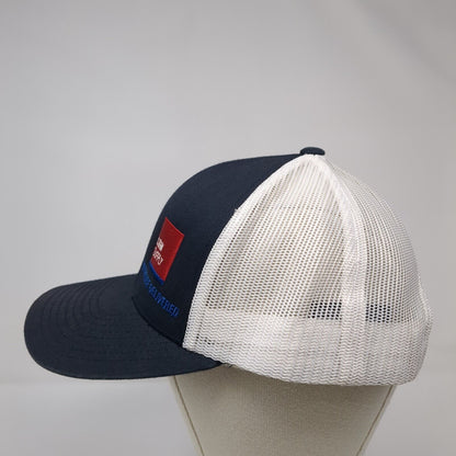 L&W Supply Difference Delivered Snapback Trucker Hat Blue OS Pacific Headwear