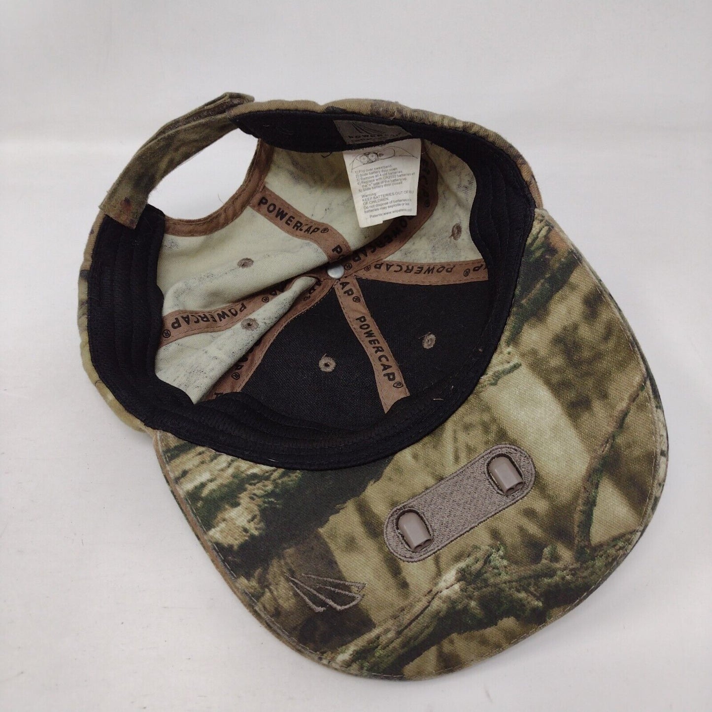 Powercap Strapback Hat Strapback Hat Camo OSFM Adjustable With Mini Led Light