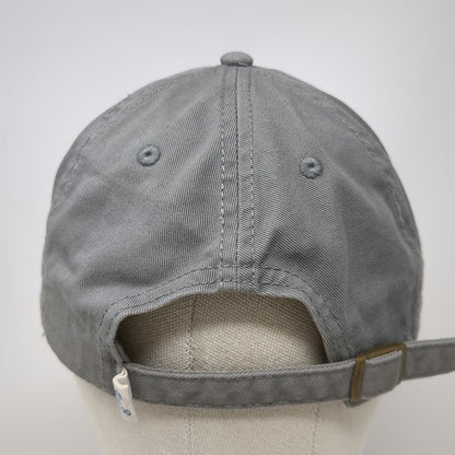 Life Is Good Baseball Cap Gray One Size Flower Floral Cotton Hat Adjustable