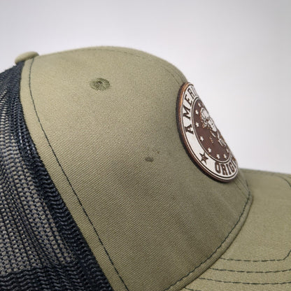 American Original Patch Snapback Trucker Hat Brown One Size Richardson