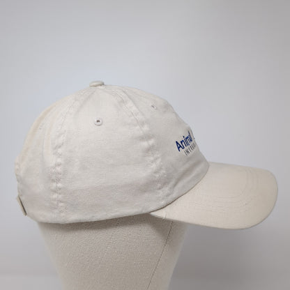 Animal Health International Strapback Hat Beige One Size Embroidered