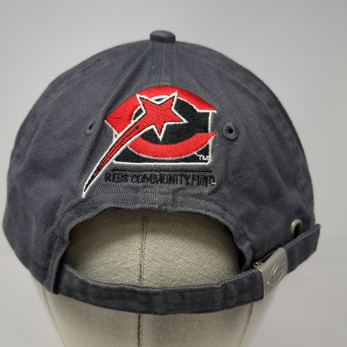 Outdoor Cap Cincinnati Reds MLB Gray Red Baseball Cap One Size Embroidered Hat
