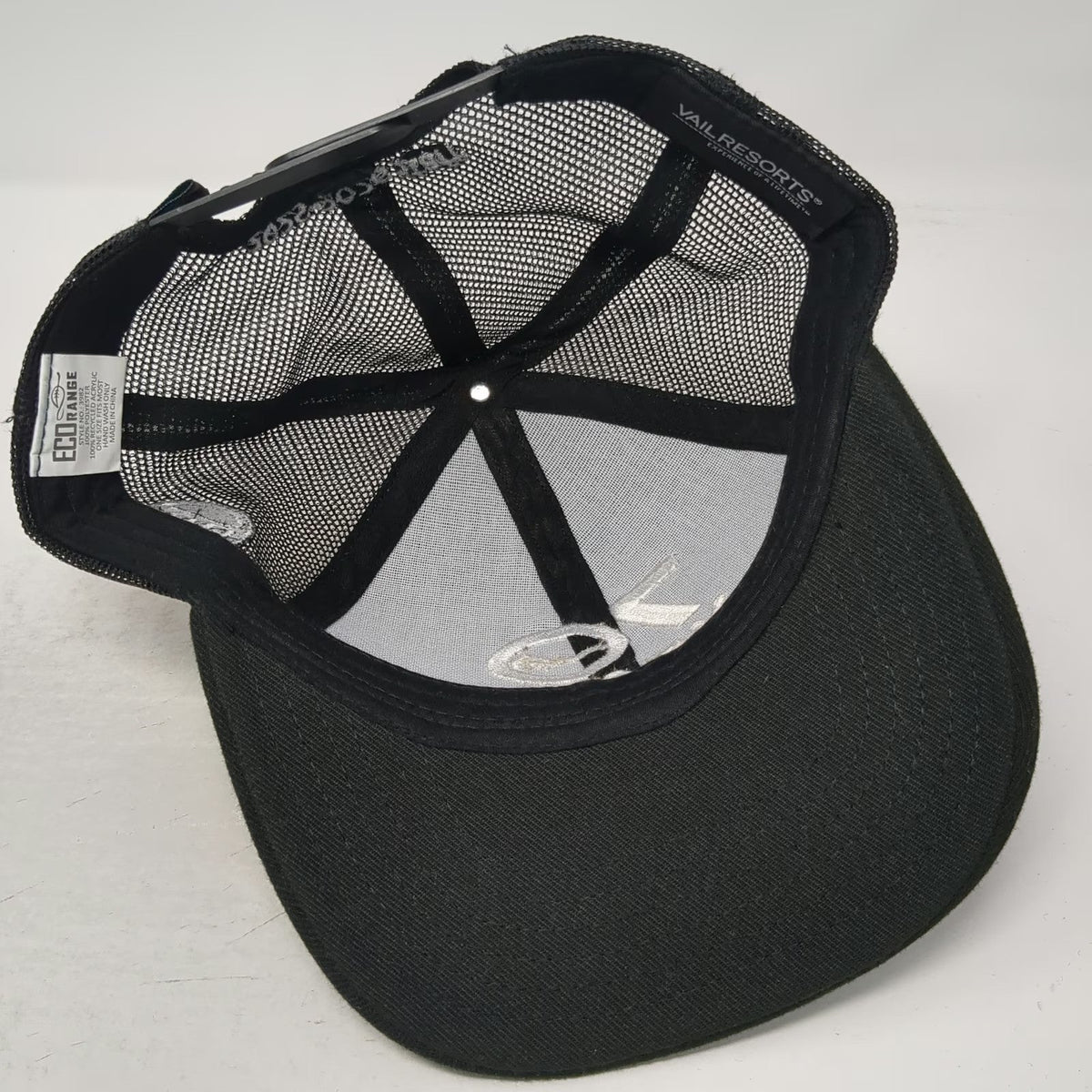 Vail Resorts Okemo 70 Years Staff Trucker Hat Black One Size Mesh Snapback Pepsi
