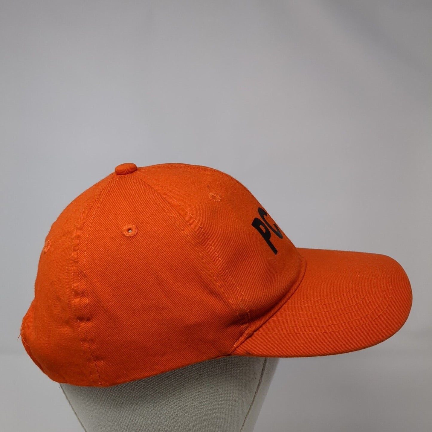 PCRD Strapback Hat Orange Youth One Size Adjustable Solid Port & Company