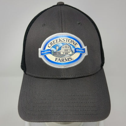 Otto Trucker Hat Gray One Size Creekstone Farms Beef Barn Patch Snapback Mesh