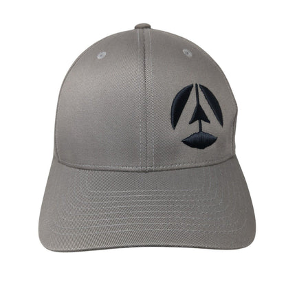 Brick House Recovery Fitted Hat Gray S/M Embroidered Flexfit Yupoong