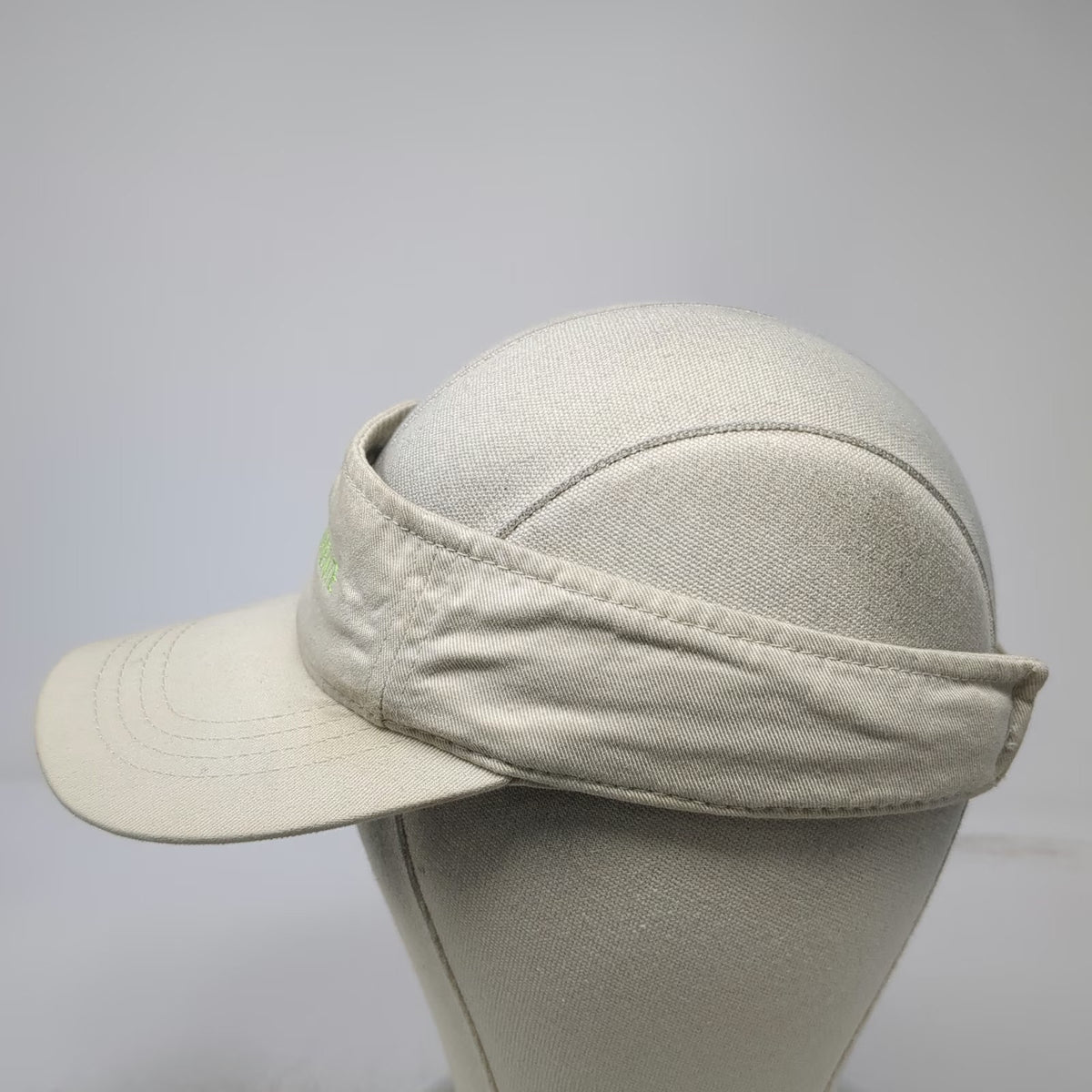 Dorfman Pacific Co Visor Beige OSFM San Clemente Hibiscus Cotton Strapback Hat